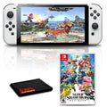 Nintendo Switch  White with Super Smash Bros Ultimate Game
