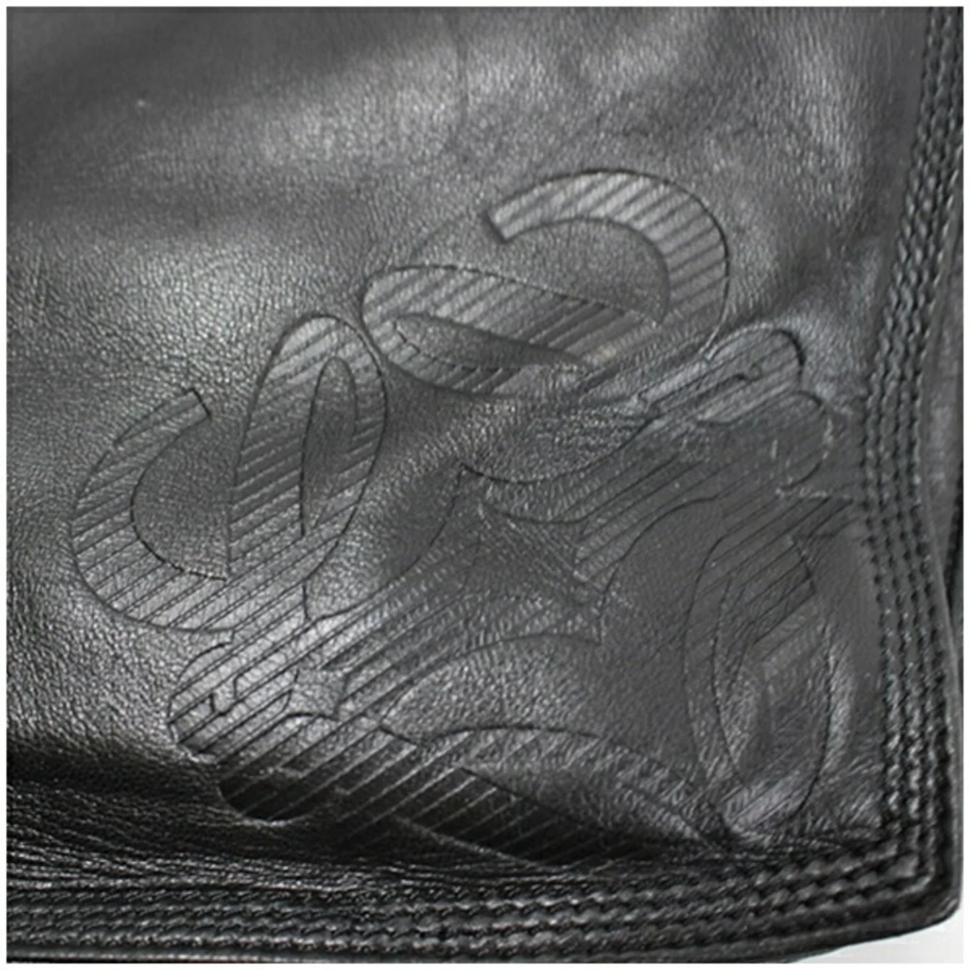 Pre-Owned  Anagram Shoulder Bag Leather Black Women's Soft (Fair)