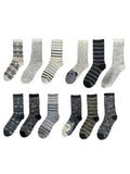Fuzzy Babba Luxe, Women's Fashion Wooly Warmer Crew Socks, Warm Cozy Boot Socks, 12-Pack, Size 4-10