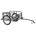 Irfora Bike Cargo Trailer 51.2"x28.7"x19.7" Steel Black