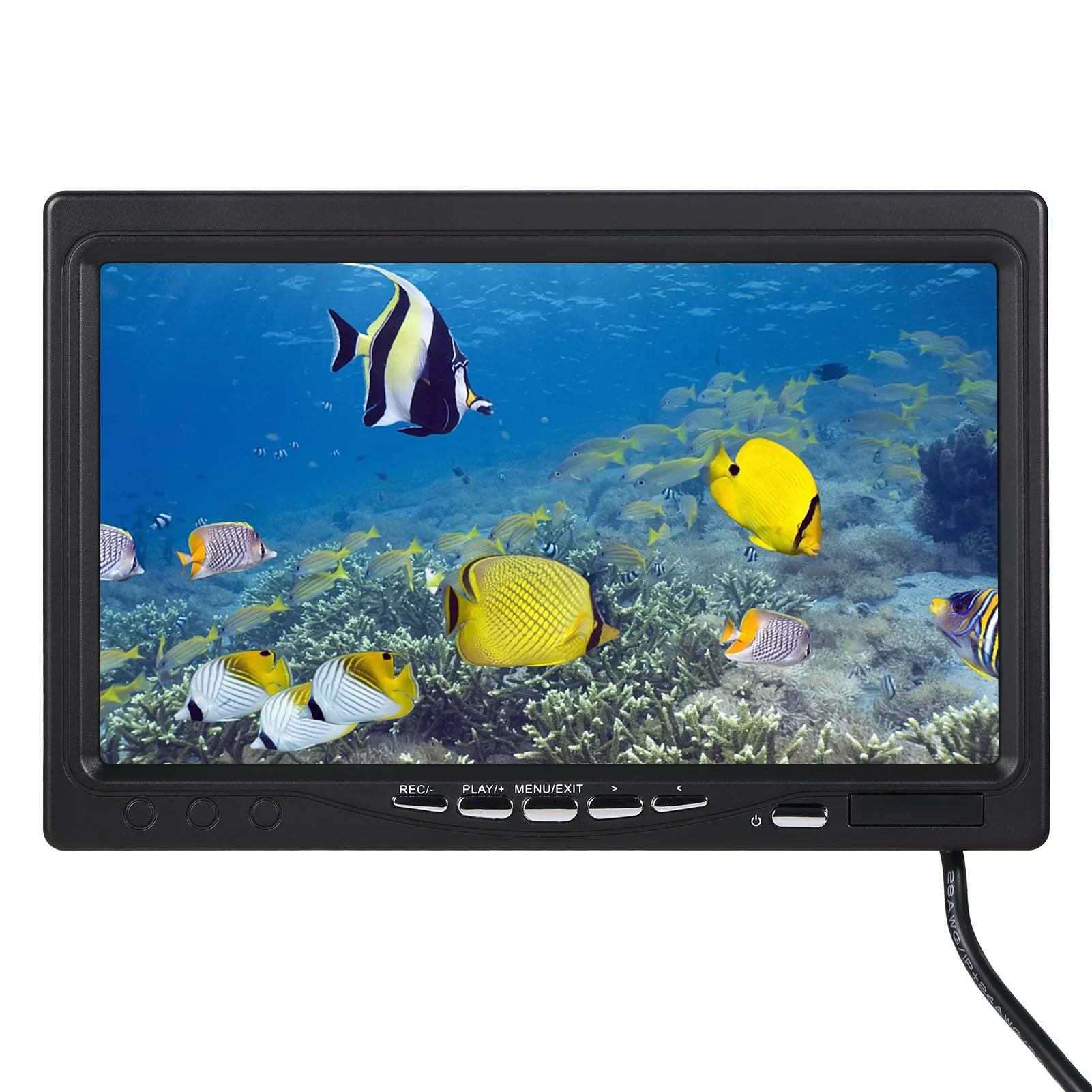 moobody Underwater Fishing Camera Fish Finder with 12LEDs 7Inch/9Inch  Display 15M/30M/50M Cable  Waterproof for Sea Lake Boat Ice Fishing
