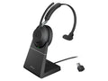 Jabra Evolve2 65 - -  Mono with Charging Stand - Connector Single Ear Headset - Black
