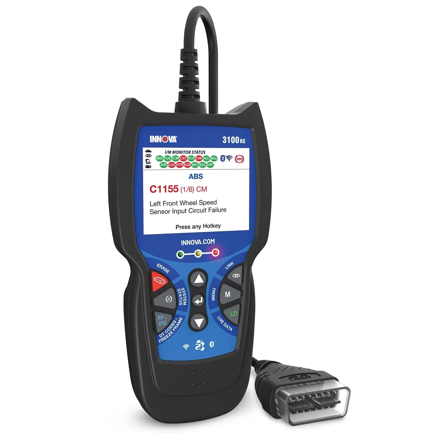 3100RS FixAssist Bluetooth Code Reader Vehicle Diagnostic Scanner