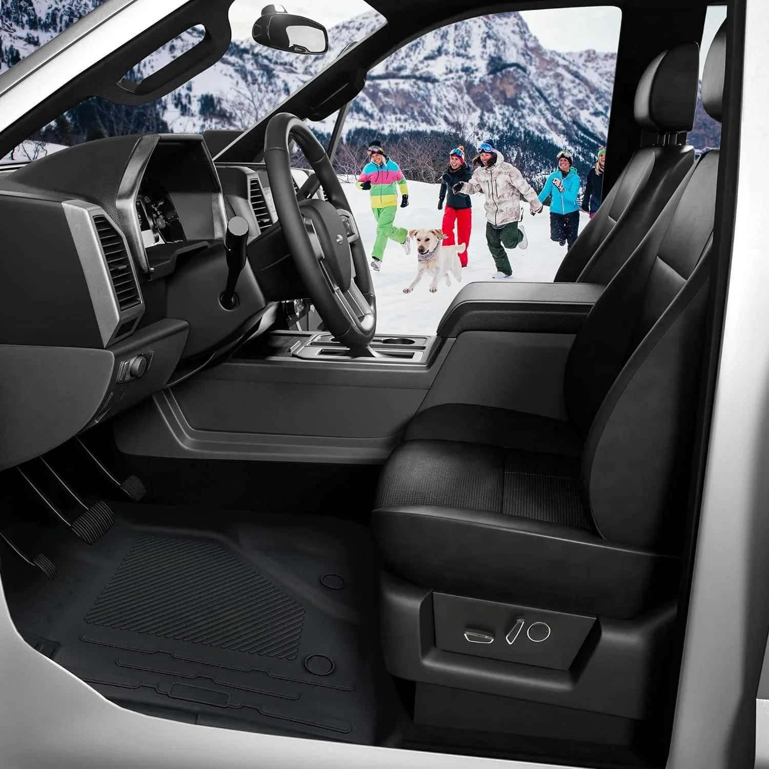 Ledkingdomus Floor Mats Cargo Liner for 2016-2021 Jeep Grand Cherokee 2022 Grand Cherokee