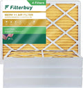 Filterbuy 20x24x4  11 Pleated   Furnace Air Filters (4-Pack)