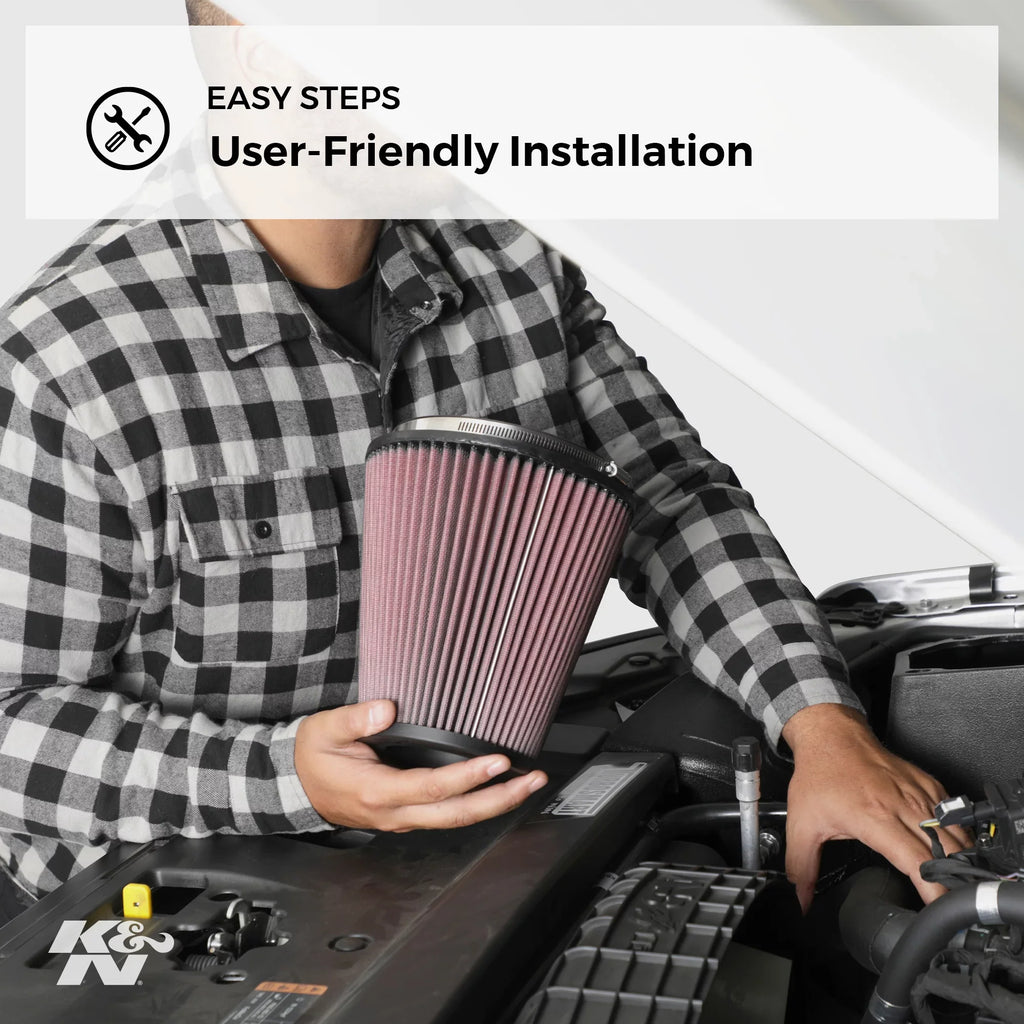 "& Engine Air Filter: High Performance, Premium, Washable, Industrial Replacement Filter, Heavy Duty: -3038" Fits select: 2005-2006