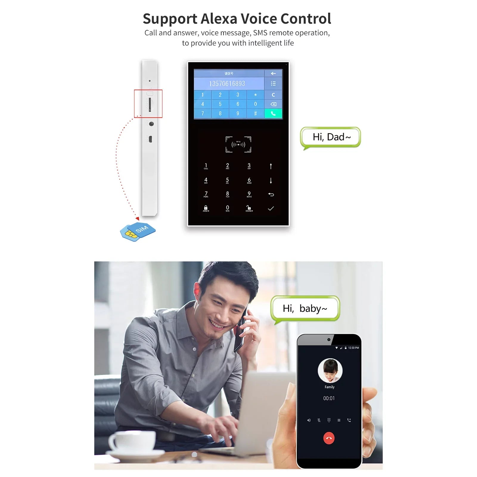 GoolRC All Touch  Screen Wireless    Burglar System Smart Home   Smart Life