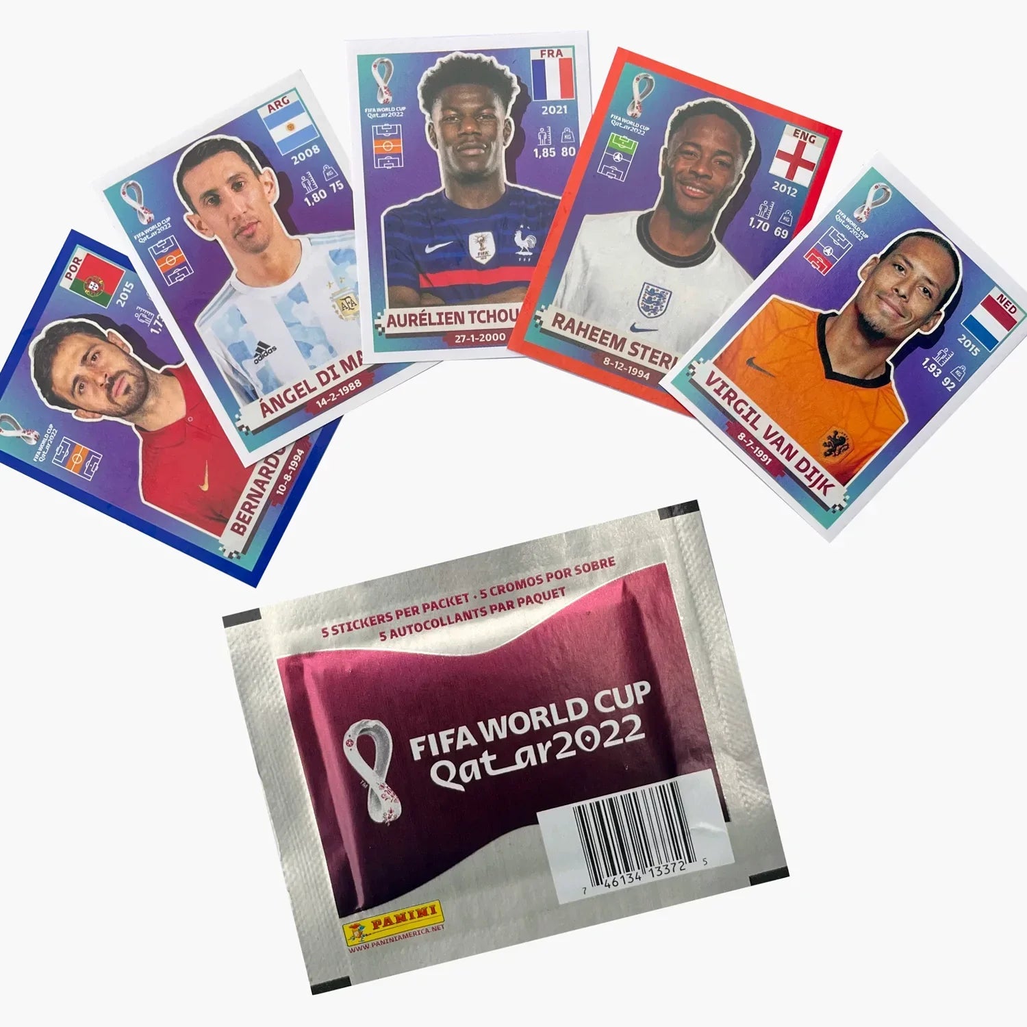 Panini Fifa World Cup Qatar 2022 Album With 5 Sticker Pack Included (Soft Cover)