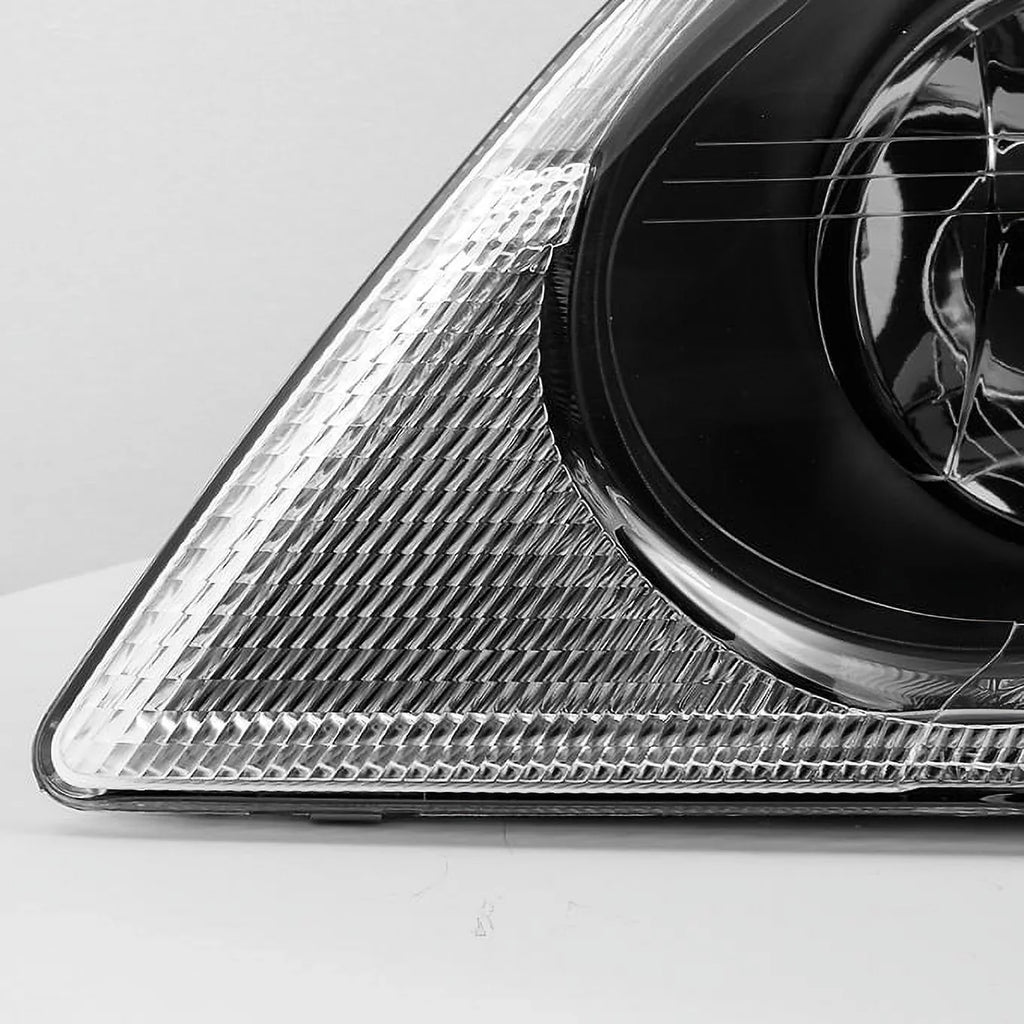 '- For Chrysler Pacifica  Black Bezel Headlights Headlamp Front Lamps Replacement Left + Right Pair