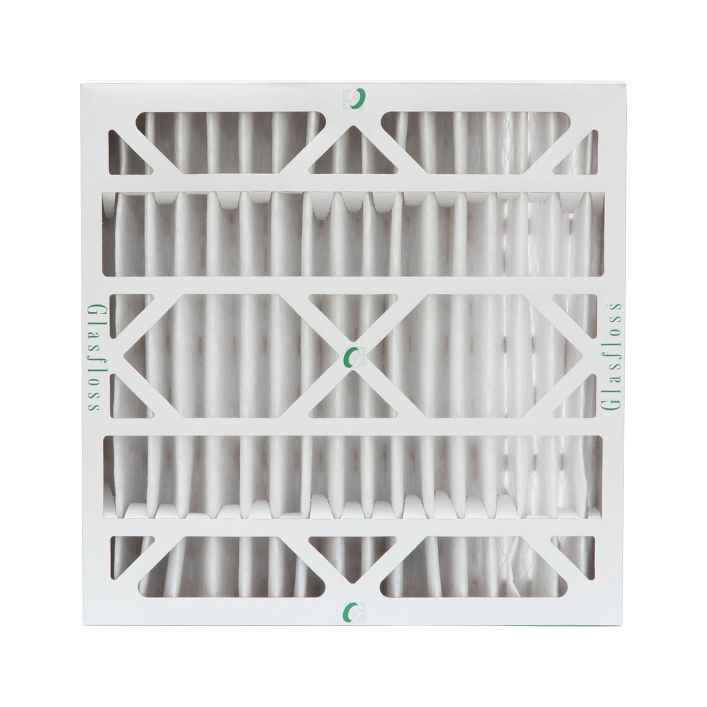 Glasfloss  20x20x4  10 Pleated  Furnace Air Filters. Box of 4. Exact Size: 19-1/2 x 19-1/2 x 3-3/4