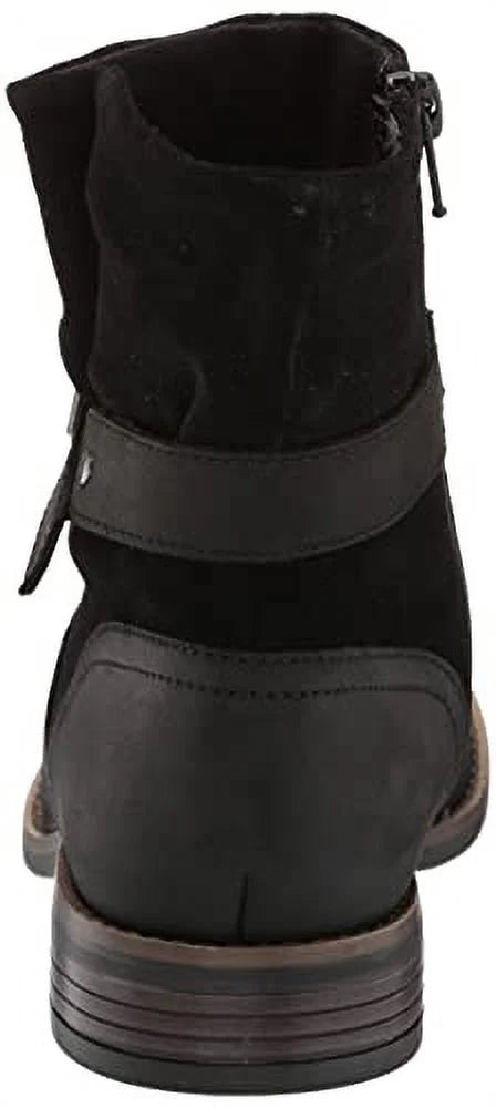 Clarks Women's Camzin Strap Fashion Boot, Black, 5
