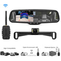 Auto-Vox Wireless Backup Camera Kit  Look Rear View Mirror Monitor for Trucks, No Wiring Installation ()