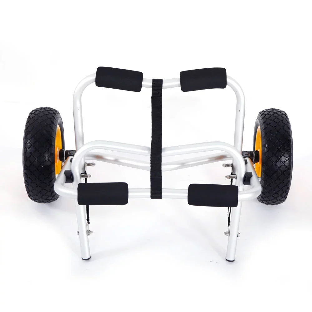 Ktaxon Aluminum Alloy Canoeing Trailer Cart Kayak Dolly Boat Canoe Trolley with Wheels