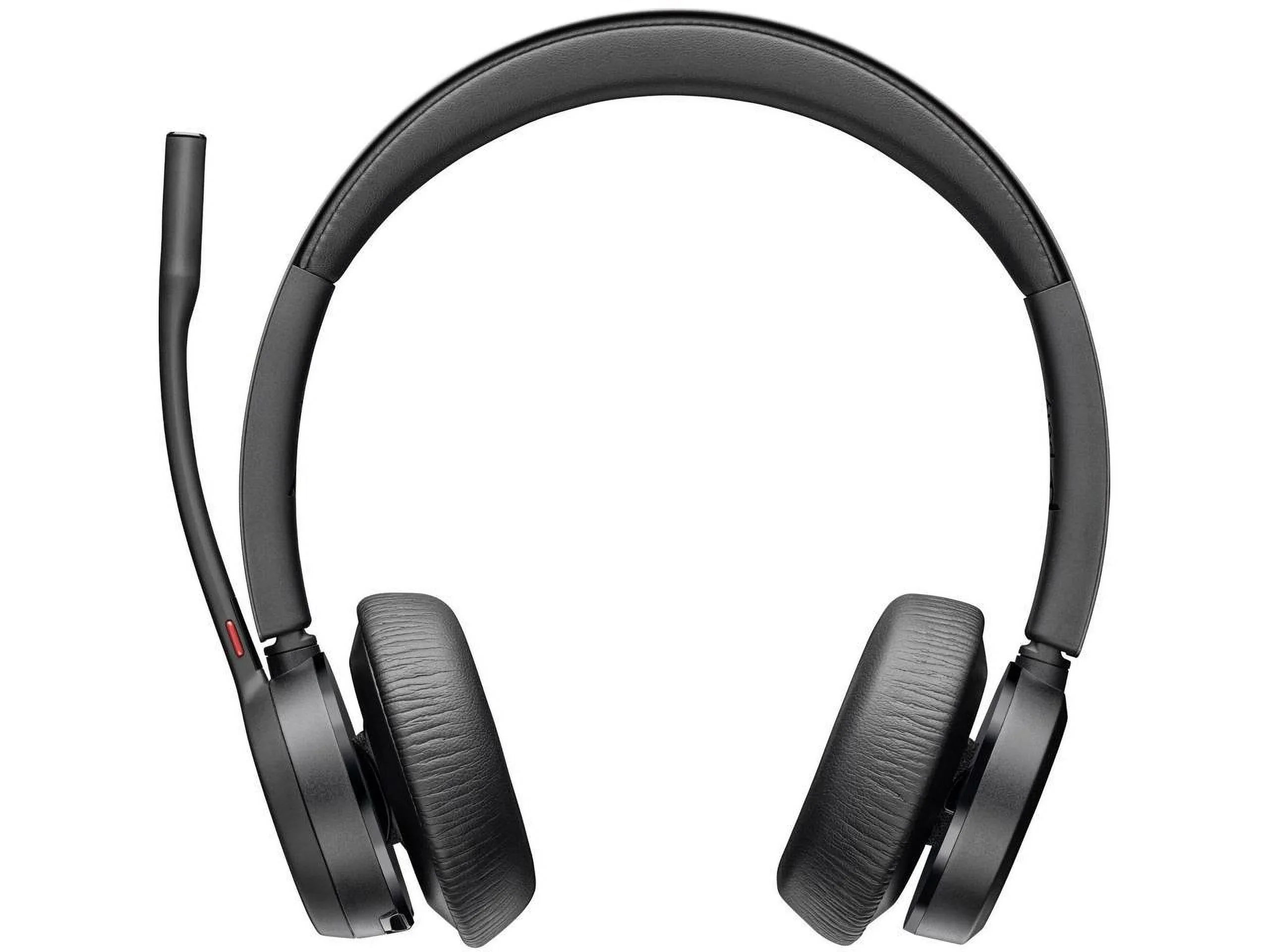 Poly Voyager 4320 - Headset - Siri, Google Assistant - Stereo, Mono -  Type ,  Type  - Wireless - Bluetooth - 300 ft - 20 Hz - 20 kHz - On-ear - Binaural - Ear-cup - 4.92 ft Cable - Ele...