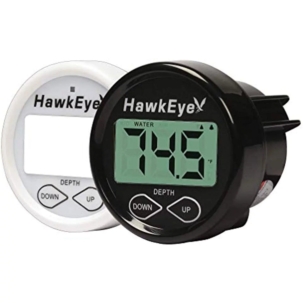 Hawkeye In-Dash Depth Sounder with Air and Water Temperature with Transducer