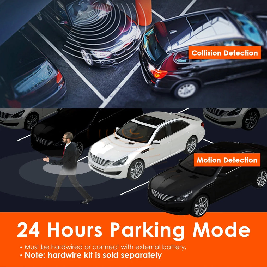 Vantrue  3 Channel 4K Dash Cam, 4K+1080P Front and Rear, 1440P+1440P Front and Inside, 1440P+1440P+1080P Three Way Triple Car Camera,  Night Vision, 24 Hours Parking Mode, Support 512GB Max