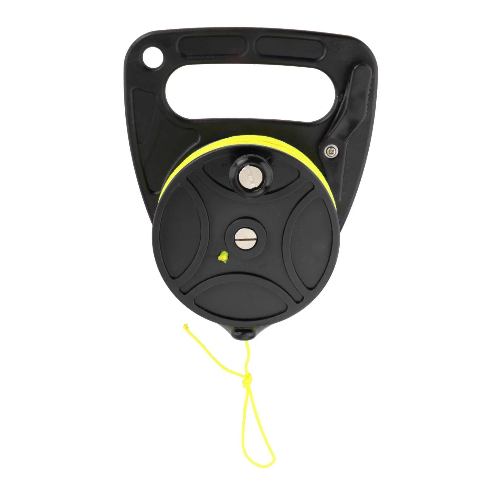 Heavy Duty Scuba Reel Handle Kayak Anchor Safety Gear for Spear Fishing Underwater Wreck Exploration Recreational Diving Black 83 meters