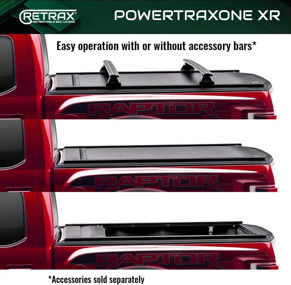 Retrax By Realtruck PowertraxONE  Retractable Truck Bed Tonneau Cover | -70860 | Compatible With Select 2022-2023 Toyota Tundra w/o Deck Rail System 5' 7" Bed (66.7")