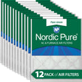 12x12x1 (11_3/4x11_3/4) Pure Green Eco-Friendly  Furnace Air Filters 12 Pack