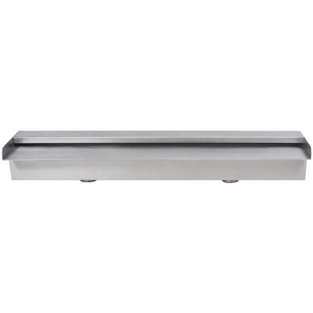 Dcenta Waterfall Pool Fountain Stainless Steel Descent Water Feature Spillway Garden  Pool Spa Fountain 23.6 x 4.5 x 3.1 Inches ( x  x )