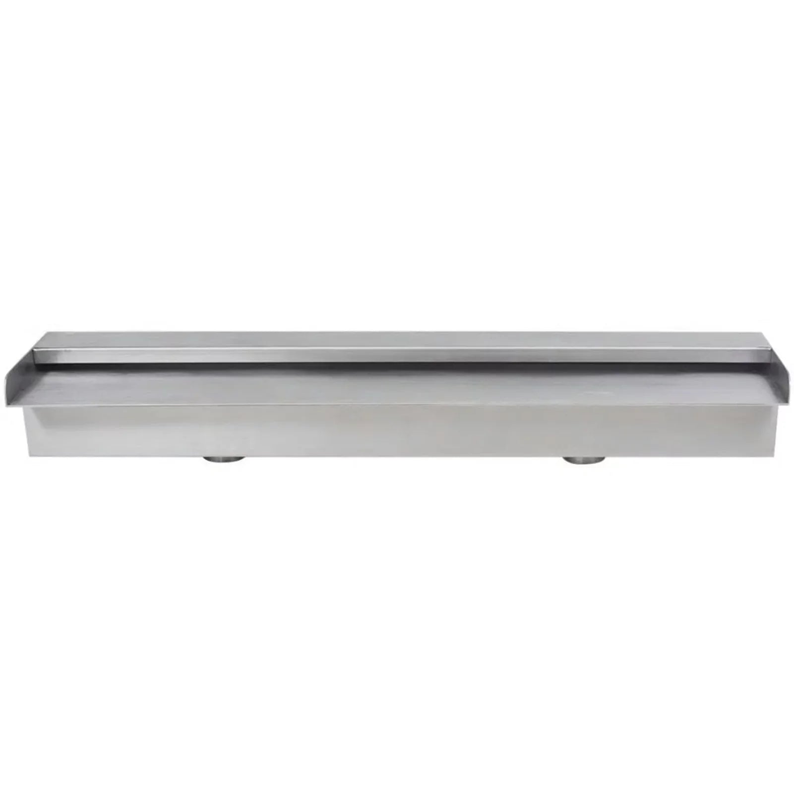Dcenta Waterfall Pool Fountain Stainless Steel Descent Water Feature Spillway Garden  Pool Spa Fountain 23.6 x 4.5 x 3.1 Inches ( x  x )