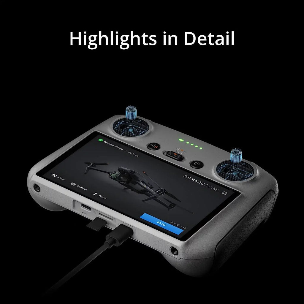 Restored   - Remote Controller for  Mini 3 Pro Mavic 3 Classic Mavic 3 & Cine Air 2S () (Refurbished)