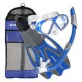 .. Divers Adult Cozumel Mask, Seabreeze  Snorkel, ProFlex Fins, Gear Bag Set