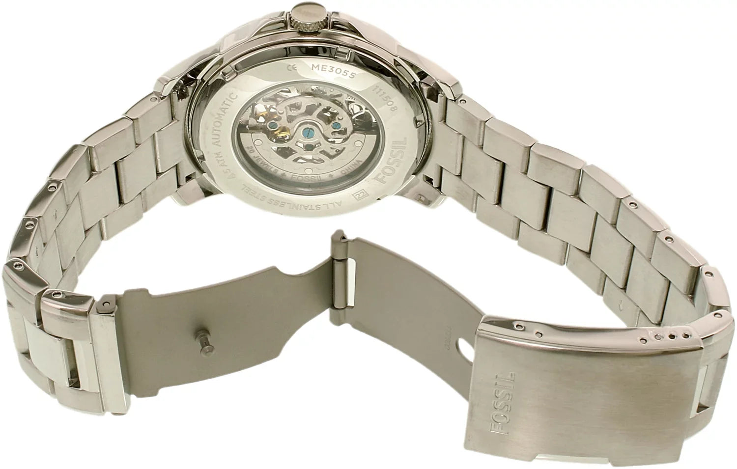 Fossil Men's Grant Watch Automatic Mineral Crystal