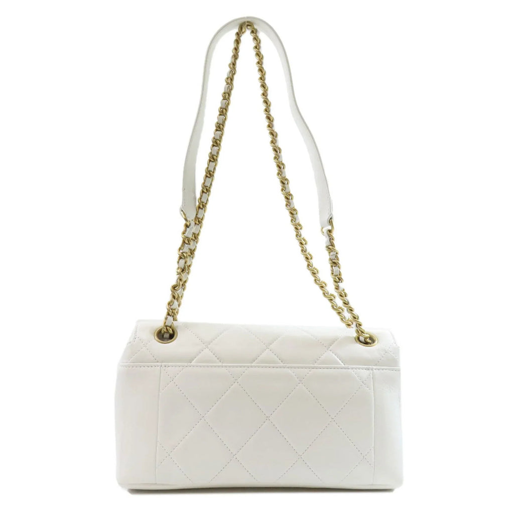 Pre-Owned Chanel Chain Shoulder Matelasse Bag Lambskin Ladies  (Good)