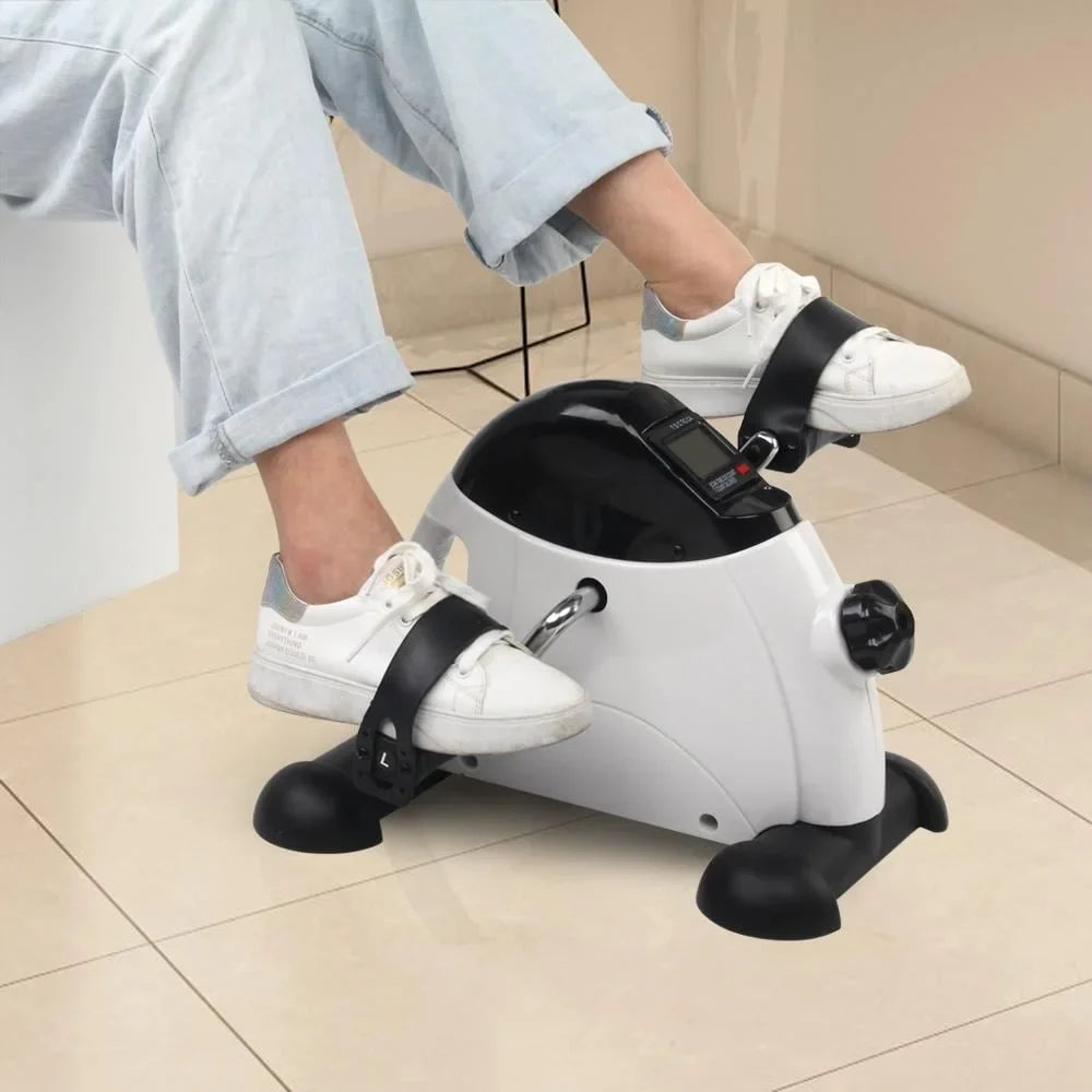 Fitness Cycling Exerciser Mini Pedal Exercise Bike Black