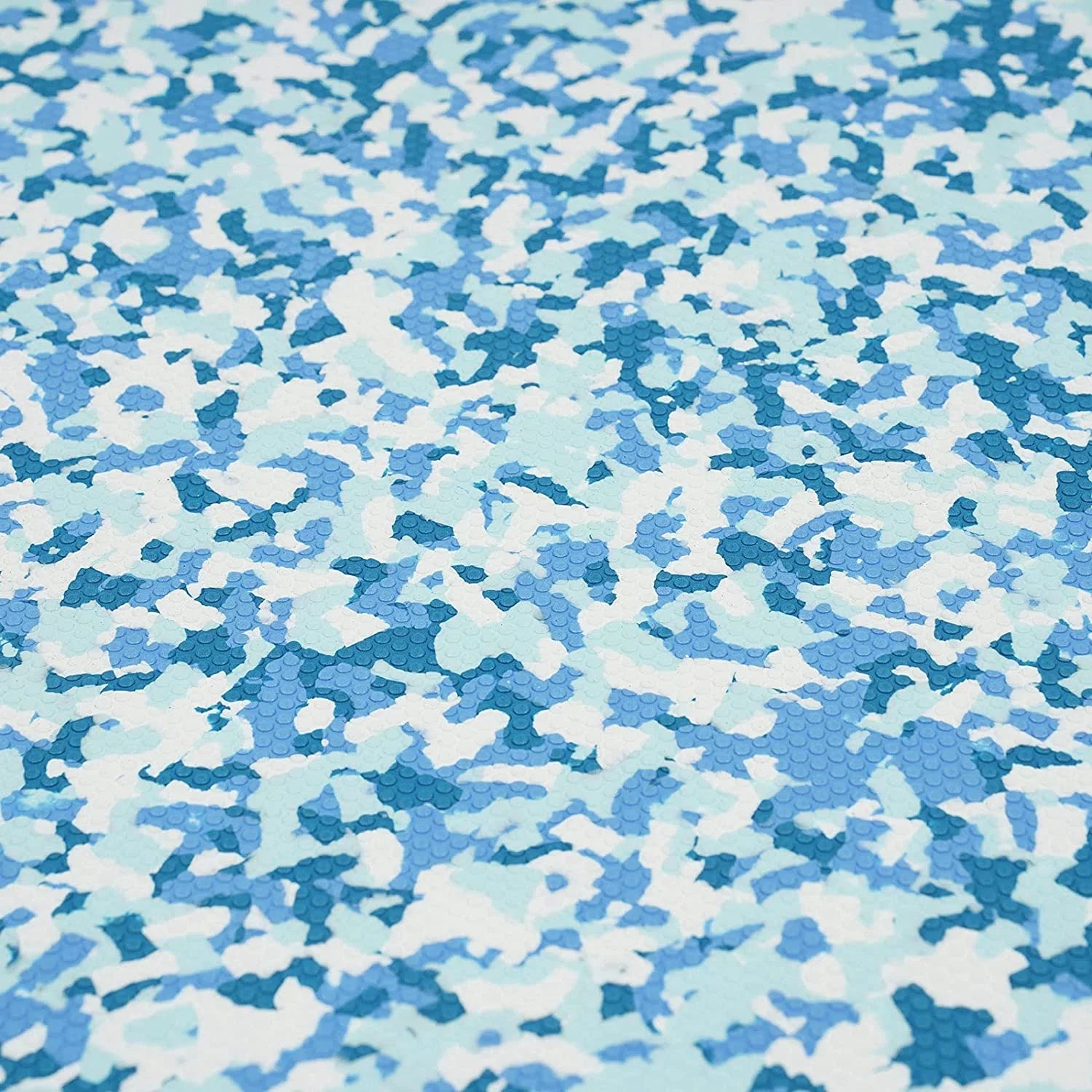 Artificial Teak Boat Floor Mat 35.4X 94.5 inch Non-Slip  Foam Yacht Teak Decking Sheet Mat for Marine Yachts  Car Blue White Camouflage