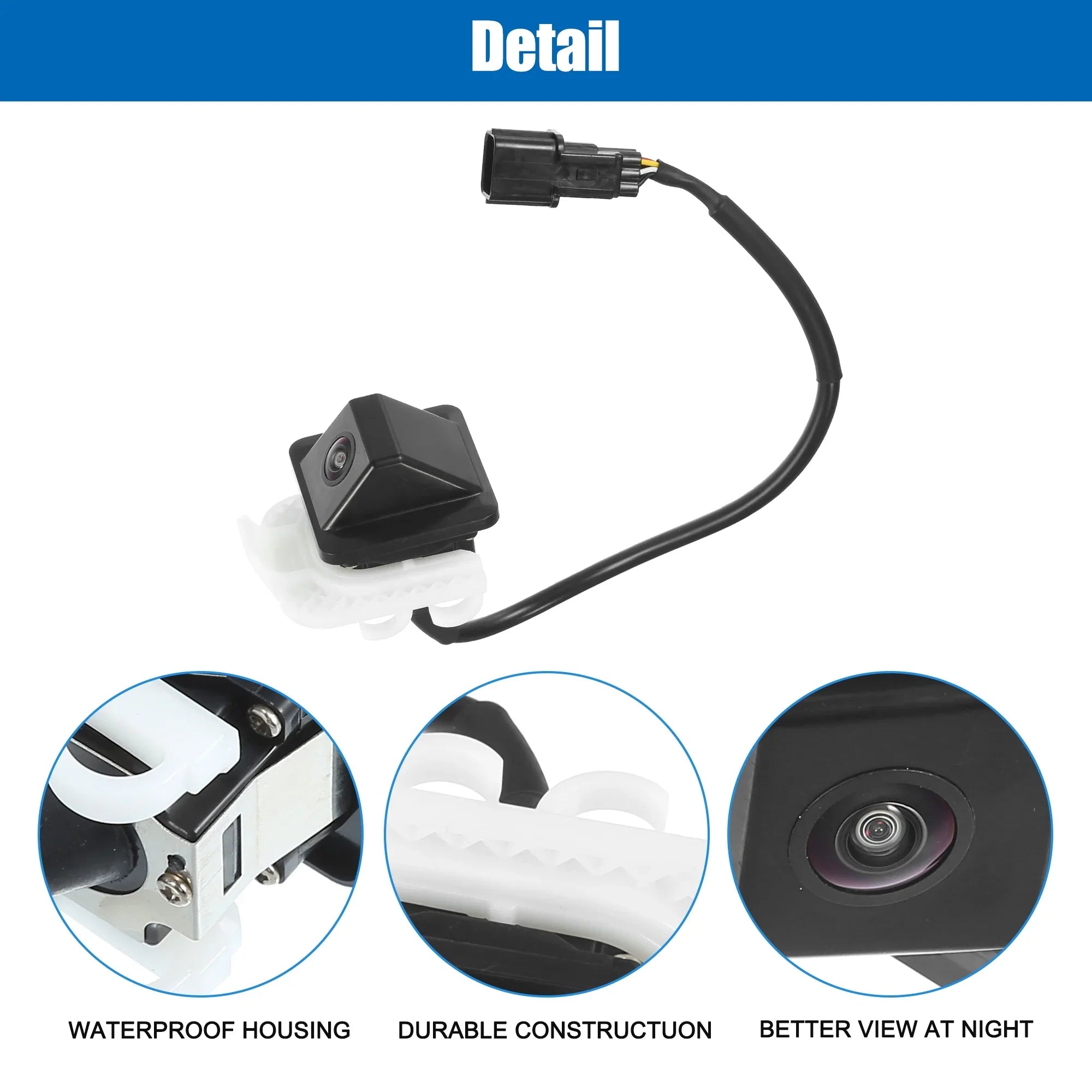 Unique Bargains Car Rear View Back Up Camera Fit for Hyundai Elantra Avante 2013-2015 No.957503X410