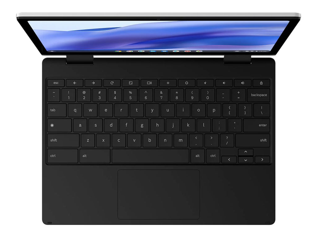 Samsung Galaxy Chromebook 2 360 - Flip design - Intel Celeron  / 1.1 GHz - Chrome  -  Graphics - 4   - 128  eMMC - 12.4" touchscreen 2560 x 1600 () - Wi-Fi 6 - silver - kbd: