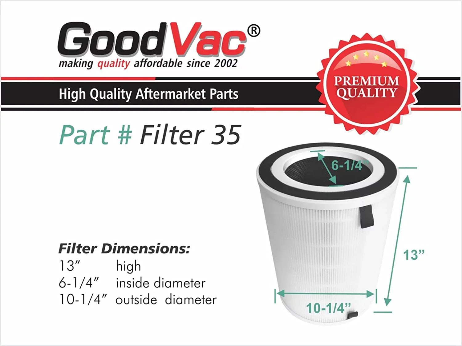 True  Filter Compatible with