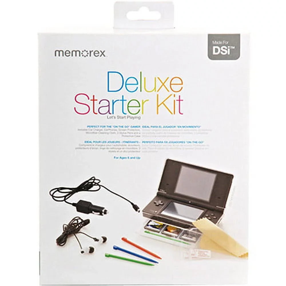 Memorex Deluxe Starter Kit for DSi - Accessory kit for game console - for Nintendo  Lite, Nintendo DSi, Nintendo DSi