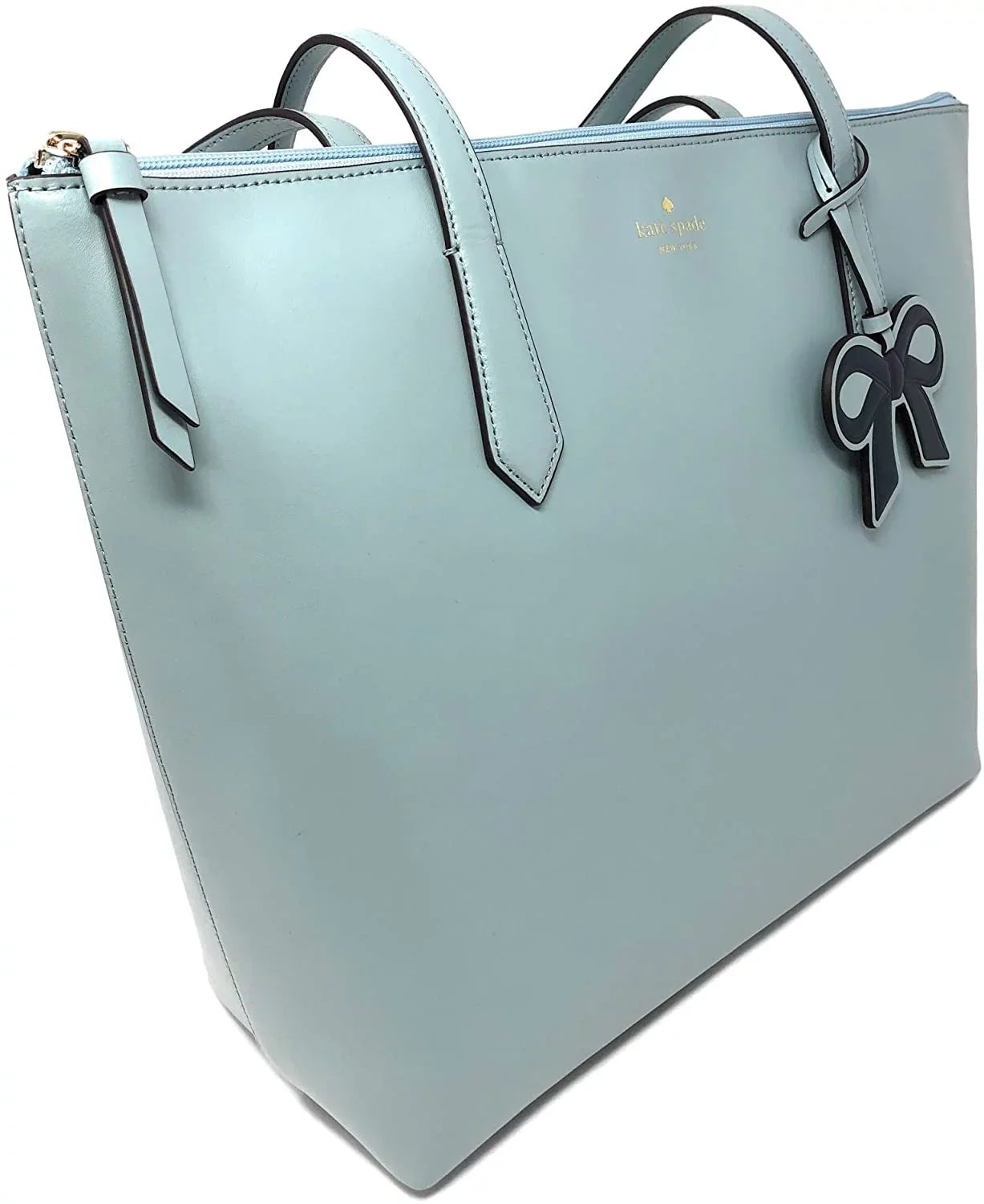 Kate Spade New York Cassy Leather Tote Bag Frosted Spearmint