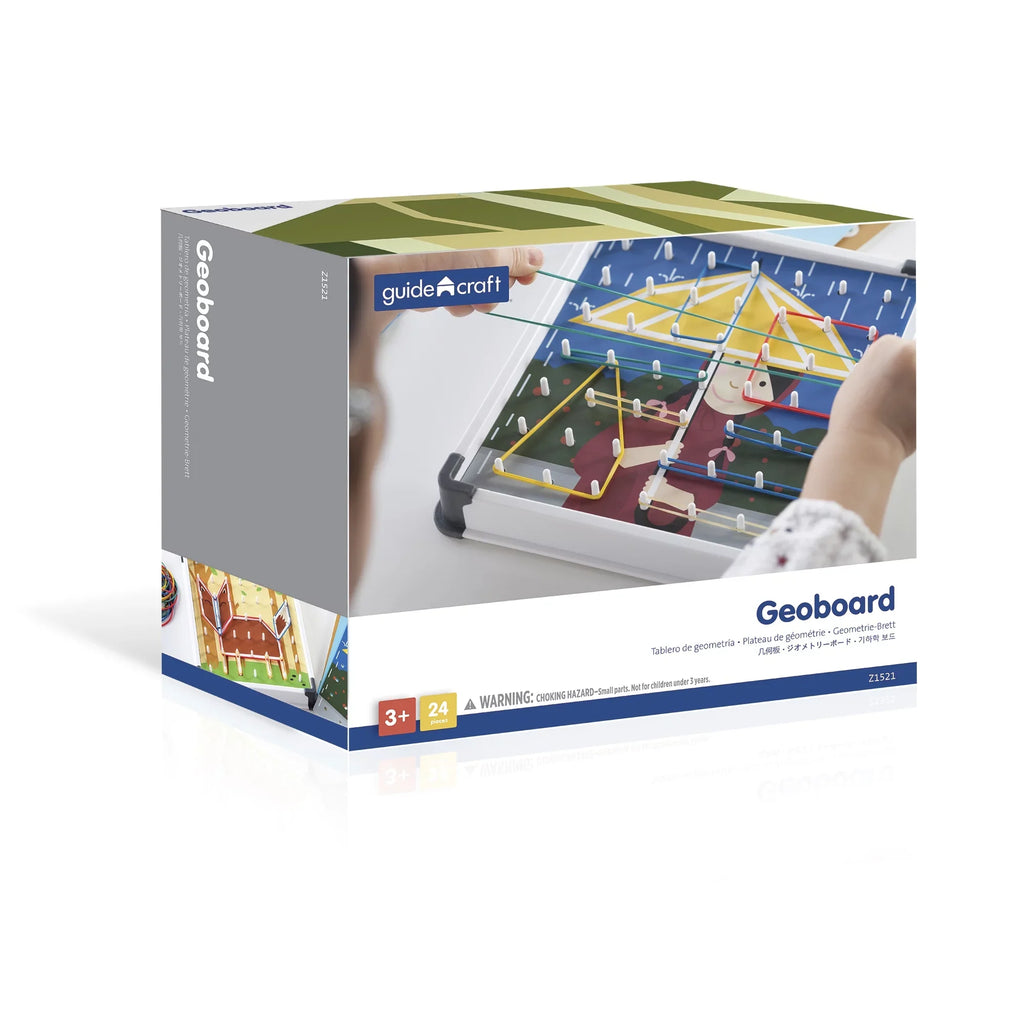 Guidecraft Geo Boards, Multicolour Skill & Action Set