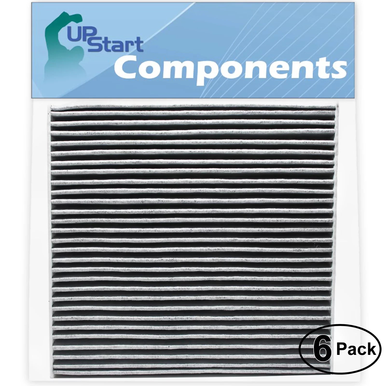 6-Pack Replacement for Cabin Air Filter for 2008    3.5L 3471cc Car/Automotive - Activated Carbon, -10134