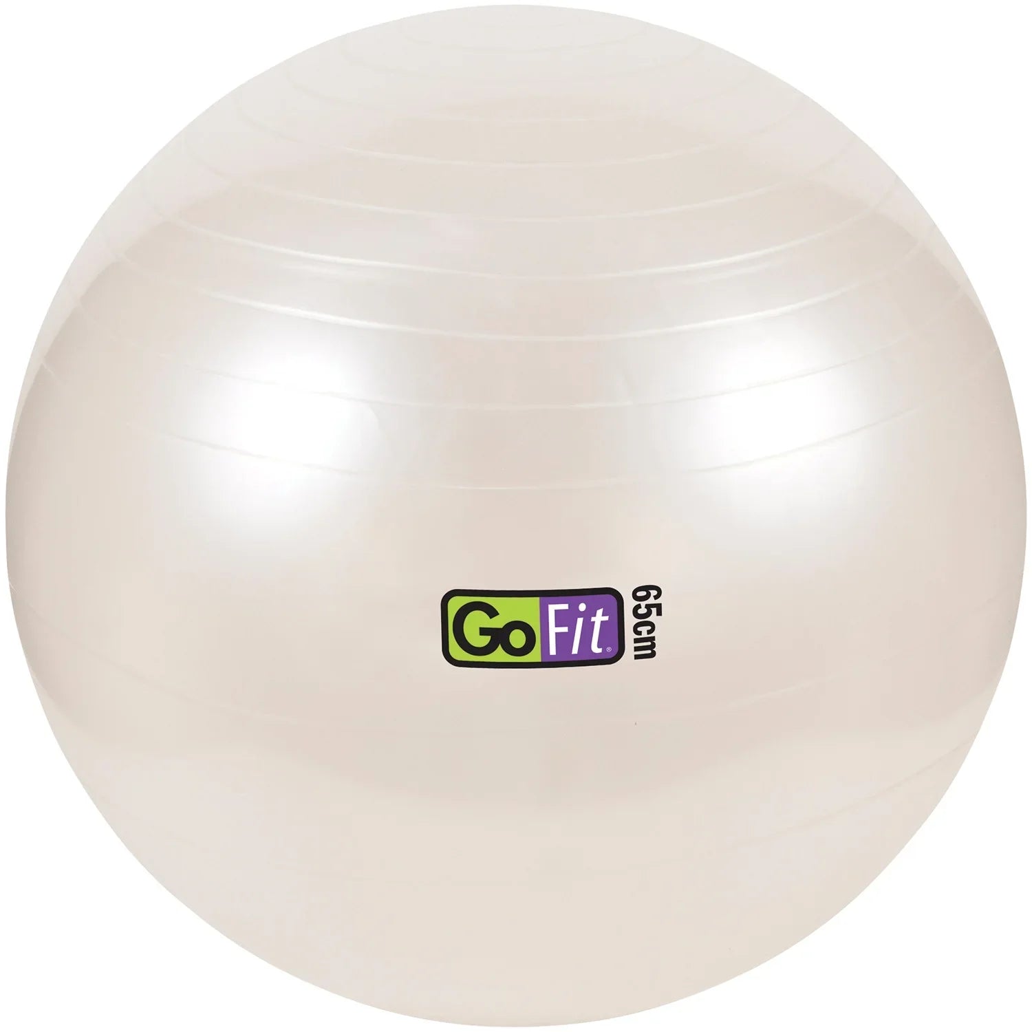 GoFit -65 Ball Exercise Ball with Pump (65 cm; White) and Omron -514C Full-Body Composition Monitor Black Bathroom Scale