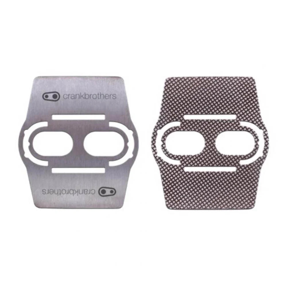 Crankbrothers Candy 1 Bike Pedals (Red) with Cleats and Shoe Shields Bundle