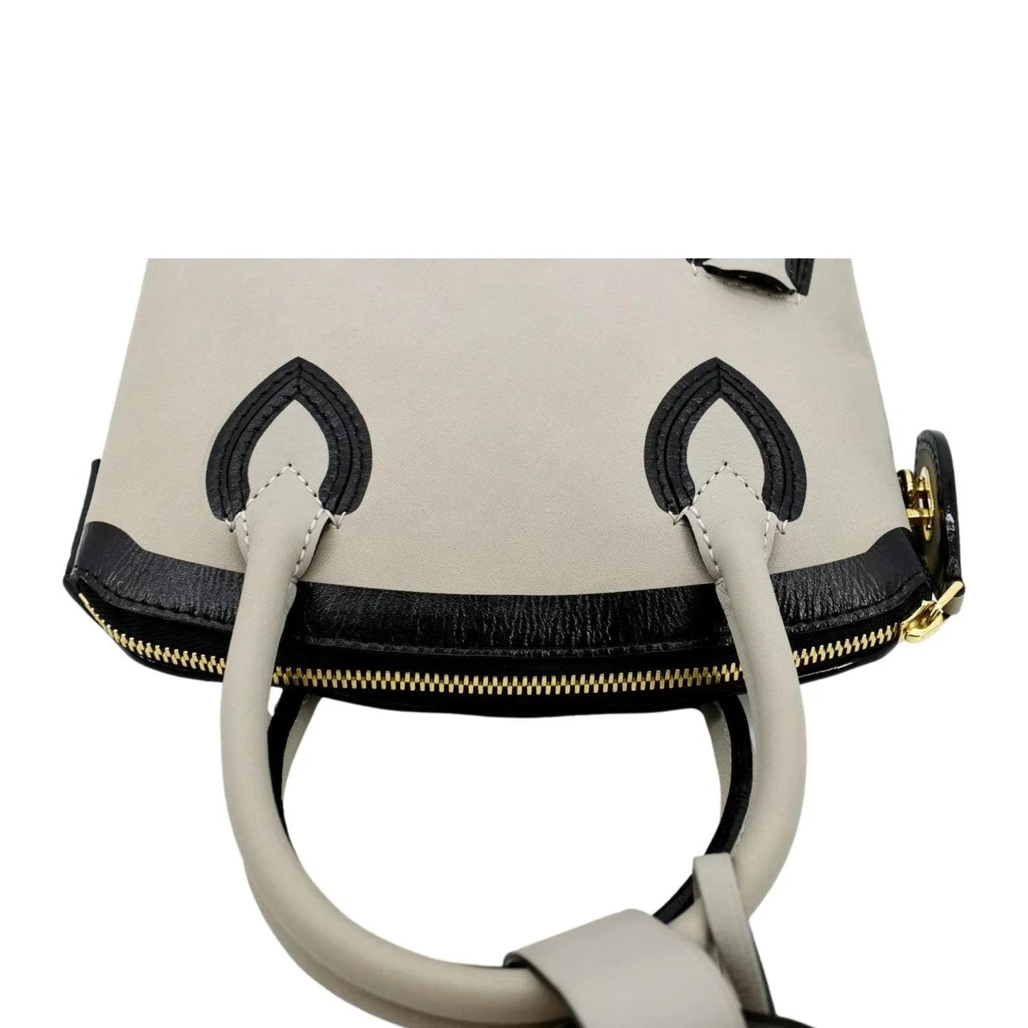 Pre-owned   Lockit Cuir Obsession Leather Satchel Bag Grey