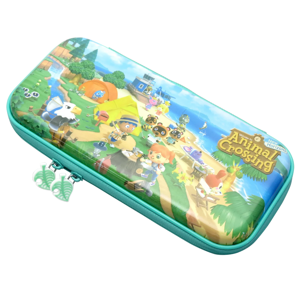Hori - Animal Crossing Edition,Nintendo Switch and Nintendo Switch Lite, Premium Video Game Vault Case