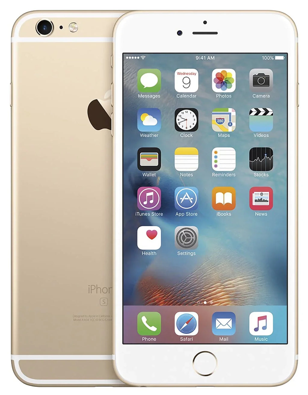 Apple iPhone 6s Plus 128GB Unlocked  4G  Dual-Core Phone w/ 12MP Camera - Gold (Used)