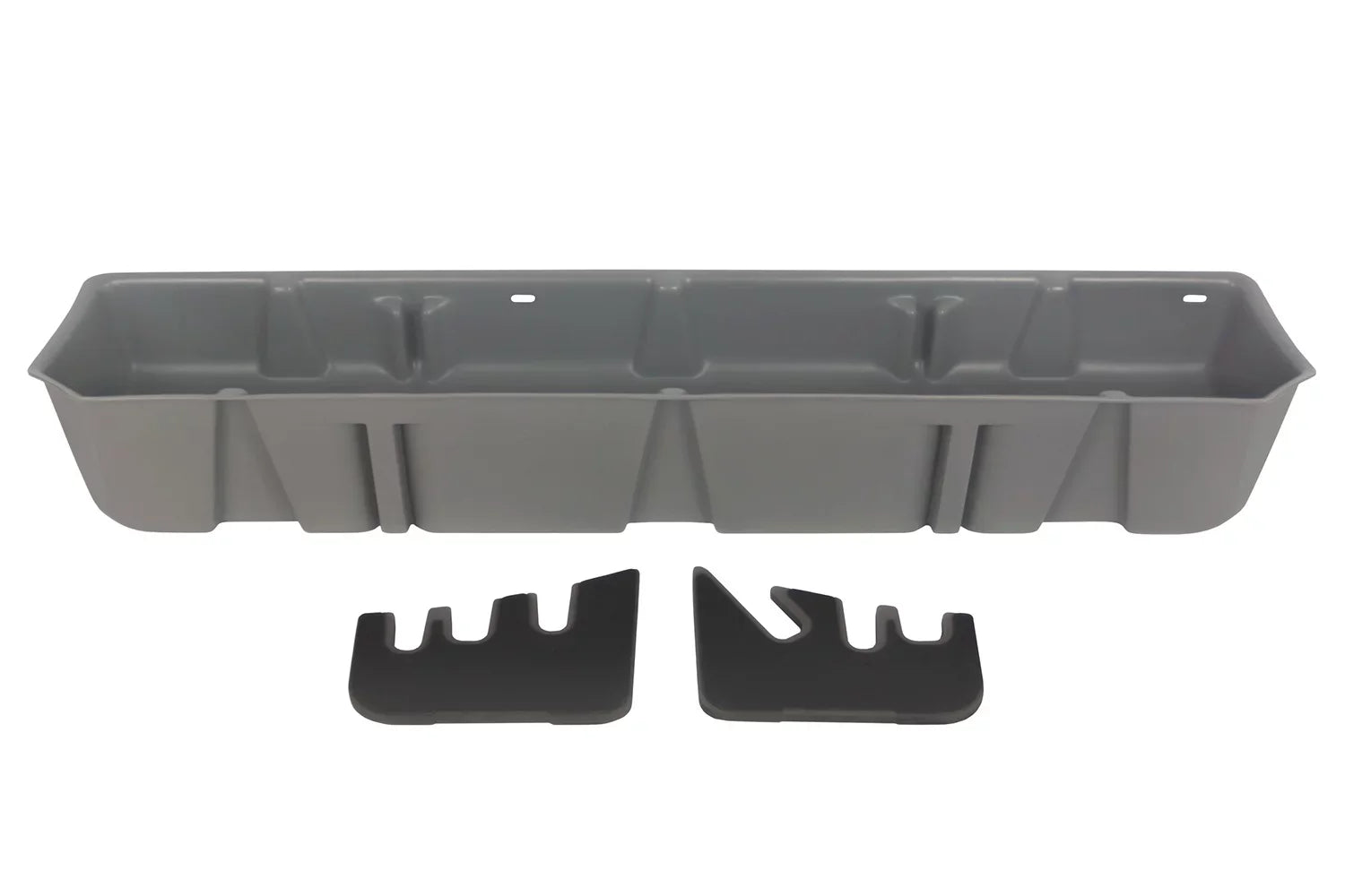 '- 20111 - Underseat Storage; Incl. Gun Rack/Organizer; Light Gray; Fits select: 2015-2023  , 2017-2022