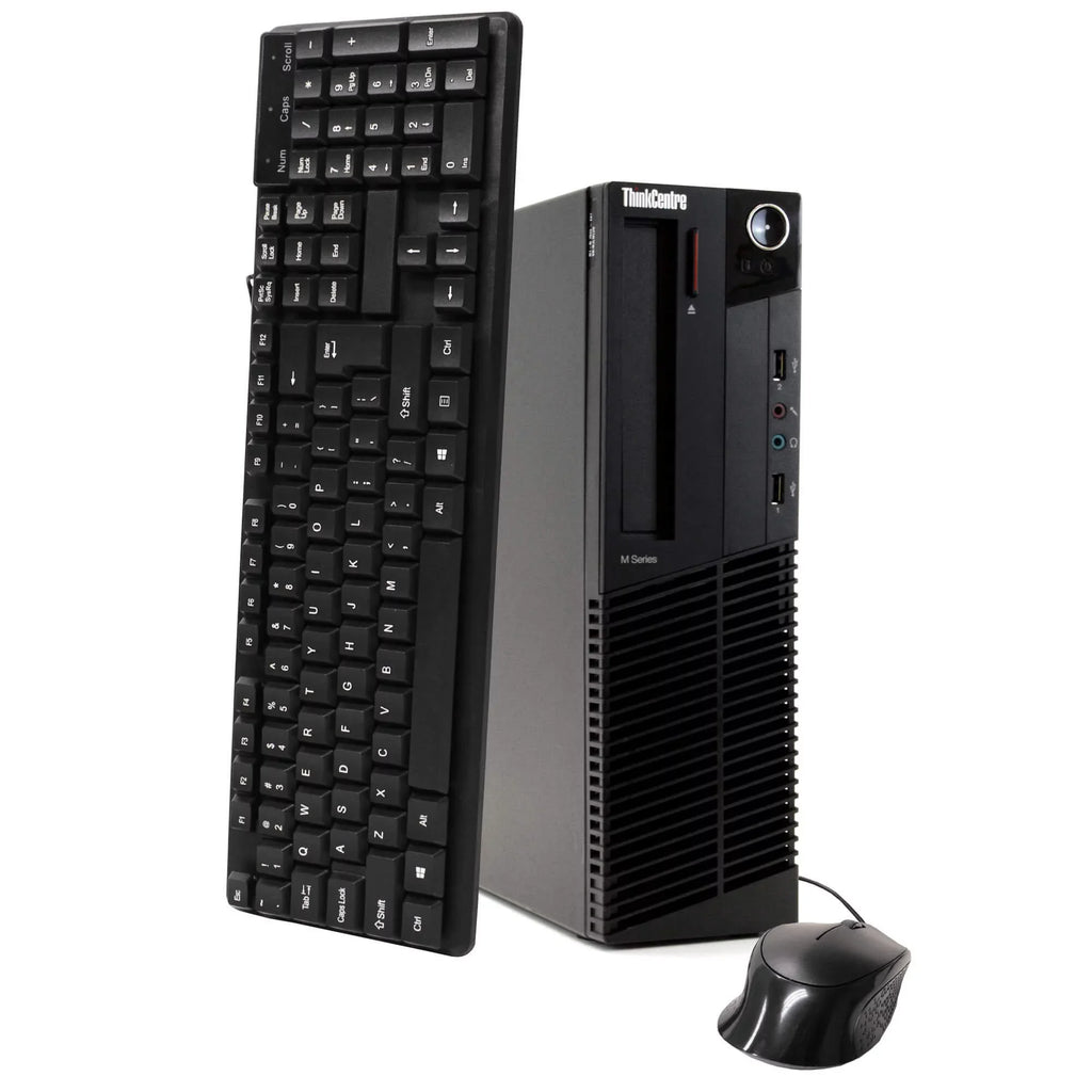 Pre-Owned Lenovo  Desktop Computer   Intel Core i5 3.2GHz Win10 Pro WiFi 8GB  250GB  19" Monitor- (Refurbished: Like New)