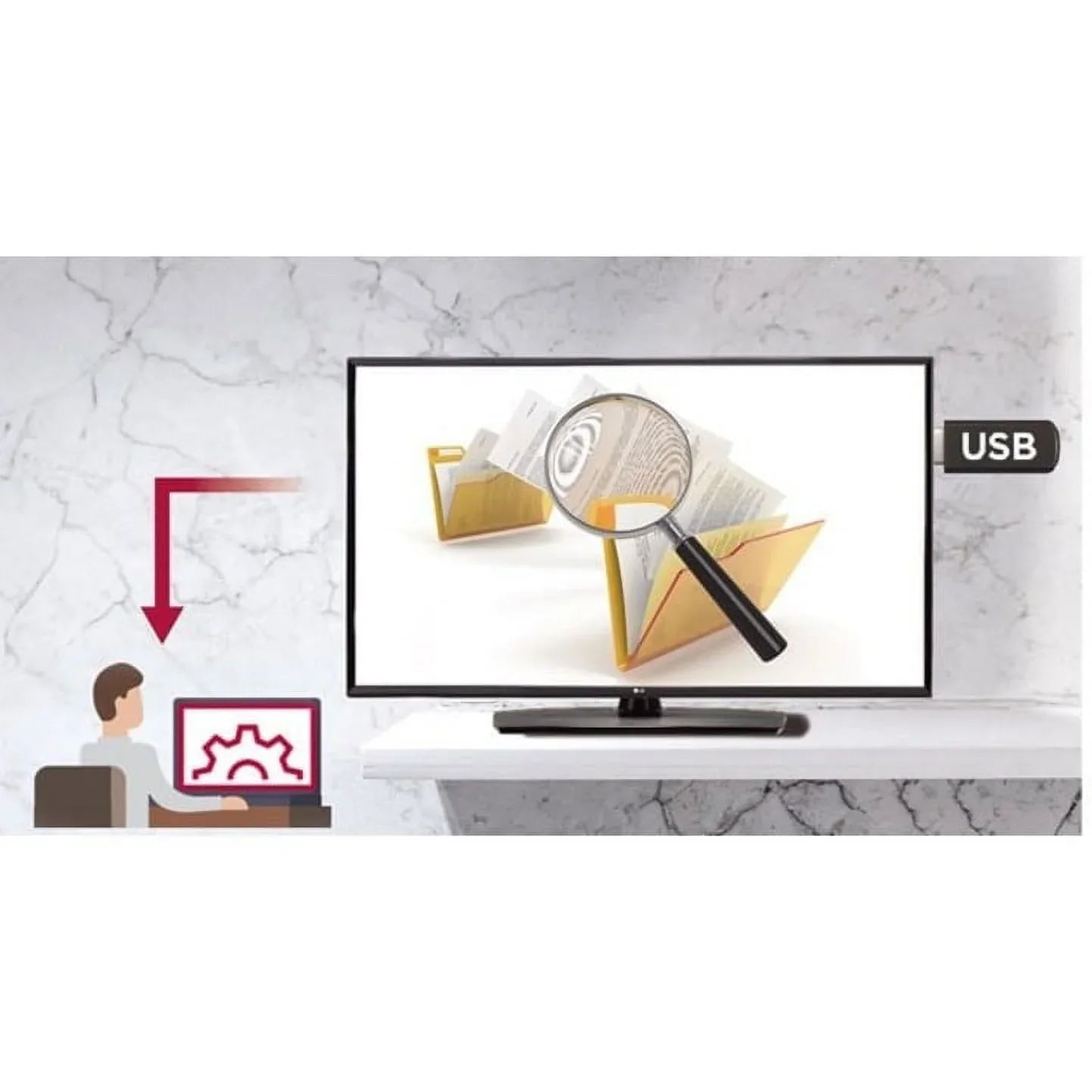 43" Class  (1080p)  -  (43LT570H9UA)