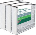 Filterbuy 16x25x3  13 Pleated   Furnace Air Filters for Trion Air Bear 255649-101 (3-Pack)