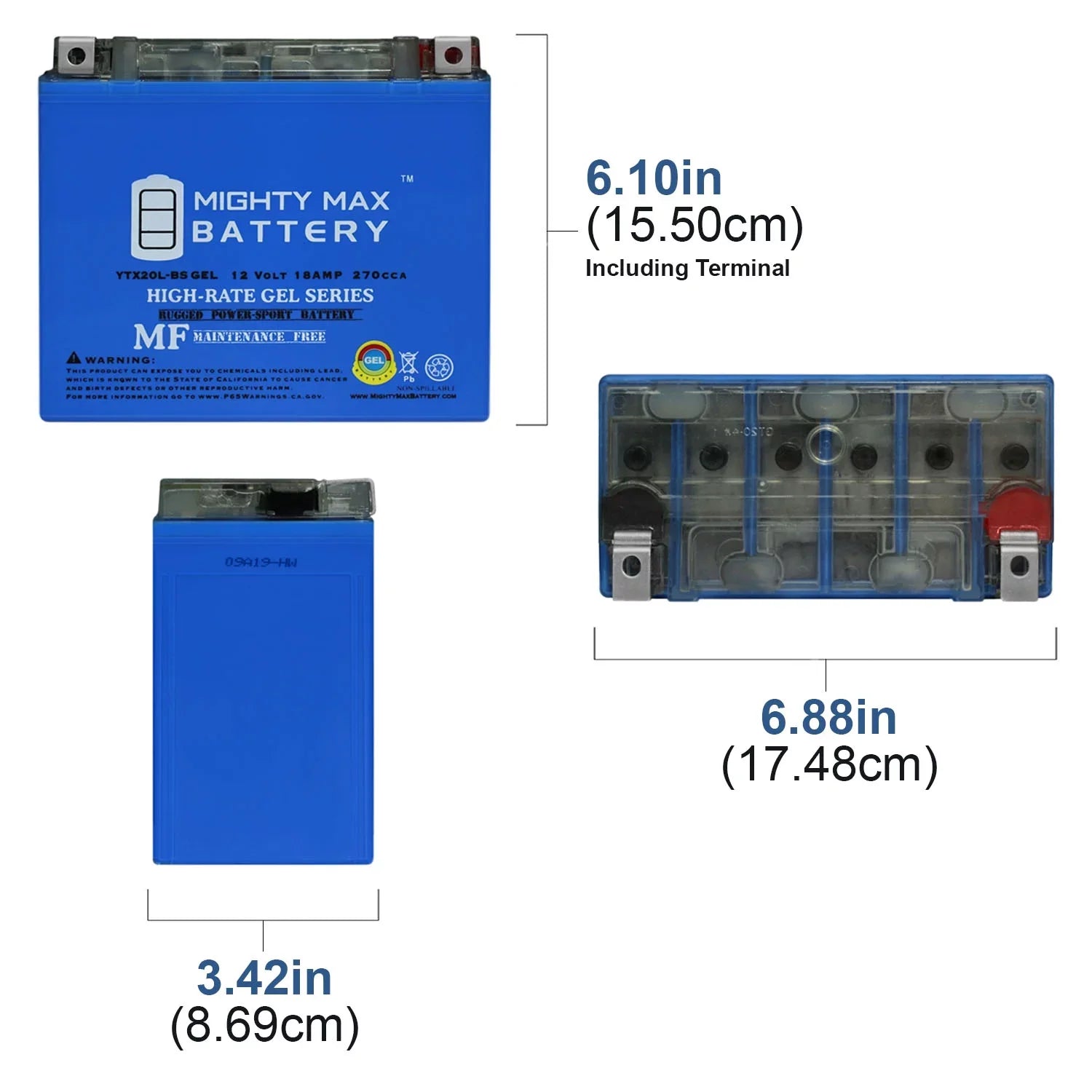 '-  Battery for Jet Ski Aqua Sea Doo Wave Runner