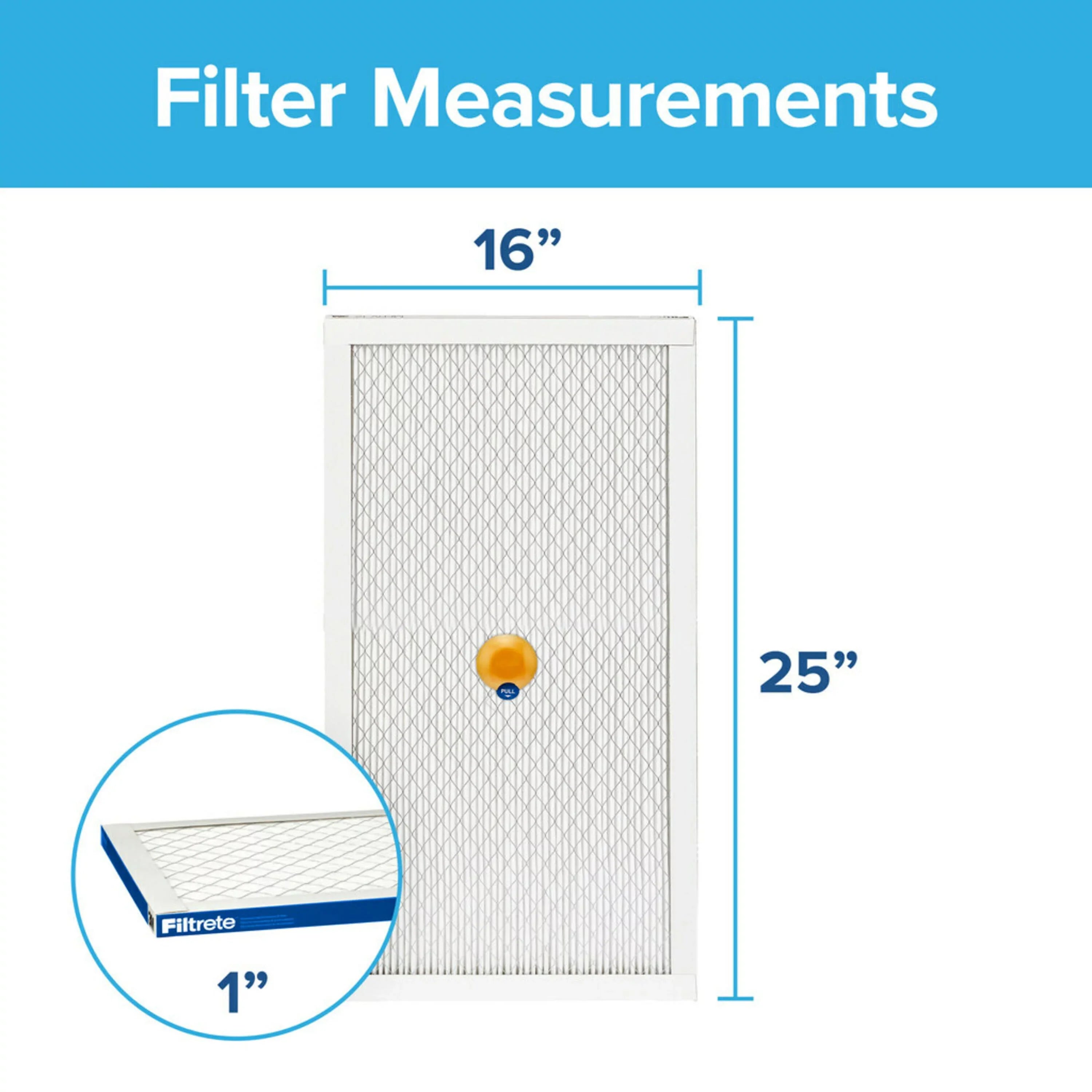 Filtrete 16x25x1 Smart Air Filter,  2200  13, Premium Allergen & Home Pollutants, Captures Smoke, Bacteria and Viruses, 1 Filter