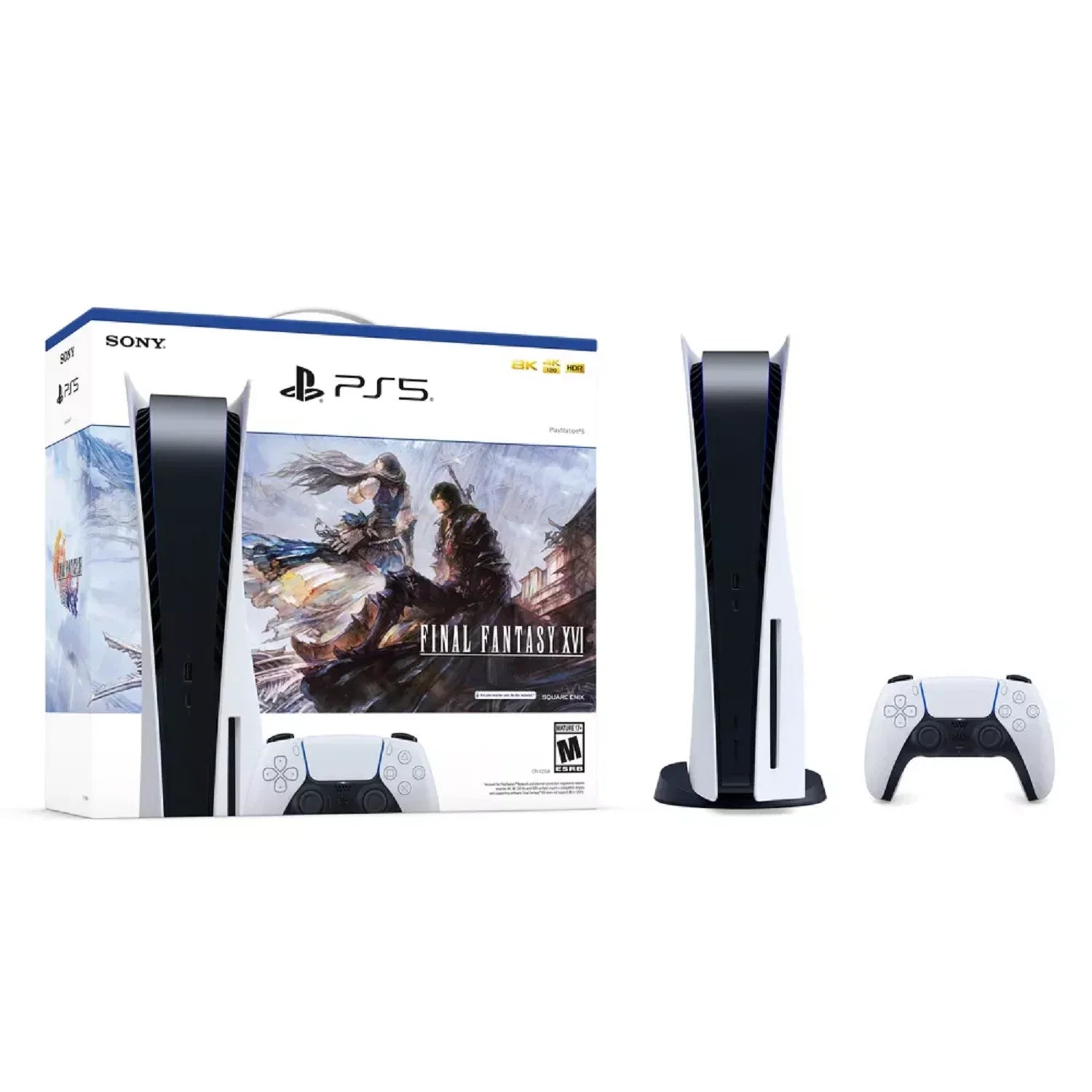 Restored Sony -1115B PlayStation 5 Console Final Fantasy  Bundle (Refurbished)